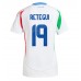 Maillot de foot Italie Mateo Retegui #19 Extérieur vêtements Femmes Europe 2024 Manches Courtes